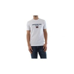 T-shirty z krótkim rękawem Napapijri N0YIIX SONTHE. Szare t-shirty męskie Napapijri, xl, bez wzorów, bez kołnierzyka, krótkie. Za 119,89 zł.