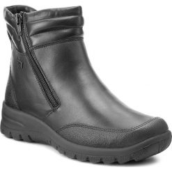 Botki damskie lity: Botki RIEKER - Z7152-00 Black