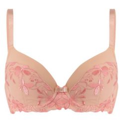 Biustonosz push-up Triumph Sexy Angel Spotlight 10192592. Brązowe biustonosze Triumph, bez wzorów, z elastanu. Za 149,00 zł.
