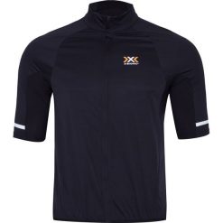 Kurtka X-BIONIC BIKING RAIN SHORT SLEEVES. Czarne bluzy męskie X BIONIC, bez wzorów, z materiału, bez kaptura. W wyprzedaży za 560,00 zł.