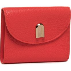 Mały Portfel Damski FURLA - Sleek 1056760 P PCR2 HSF Fuoco h. Czerwone portfele damskie Furla, bez wzorów, ze skóry. Za 629,00 zł.