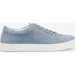 Sportowe buty ze skóry - Niebieski. Niebieskie buty sportowe damskie marki Reserved, ze skóry. Za 199,99 zł.