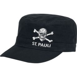 Czapki damskie: FC St. Pauli Army Totenkopf Czapka wojskowa czarny
