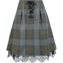 Outlander Tartan Spódnica wielokolorowy. Szare spódniczki Outlander, s, w koronkowe wzory, z koronki. Za 199,90 zł.