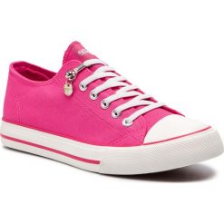 Trampki SPRANDI - WP40-8903Z Fuchsia. Różowe półbuty damskie Sprandi, na co dzień, bez wzorów, z gumy, bez obcasa, na płaskiej podeszwie, bez zapięcia. Za 59,99 zł.