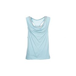 Topy na ramiączkach / T-shirty bez rękawów Bench SKINNIE. Niebieskie bluzki damskie Bench, s, bez wzorów, bez kołnierzyka. W wyprzedaży za 151,20 zł.