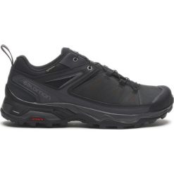 Salomon X Ultra 3 GTX® Tenisówki Czarny. Czarne trampki męskie Salomon, bez wzorów, ze skóry, na sznurówki. Za 705,95 zł.