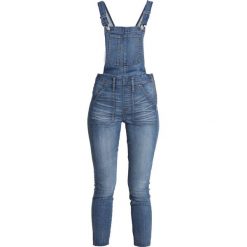 Madewell RAW HEM Spodnie skórzane blue denim. Niebieskie spodnie damskie Madewell, l, bez wzorów, z elastanu. Za 629,00 zł.