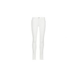 Jeansy slim fit Guess SANSOPO. Białe jeansy damskie Guess, z aplikacjami, z jeansu. Za 329,30 zł.