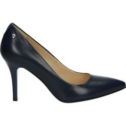 Czółenka - 24005 CAP BLU. Czarne buty ślubne damskie Venezia, ze skóry. Za 299,00 zł.