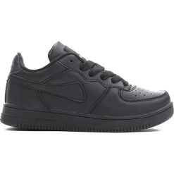 Czarne Buty Sportowe Marcherry. Czarne buty chłopięce sportowe Born2be, z materiału, z okrągłym noskiem, na sznurówki. Za 59,99 zł.