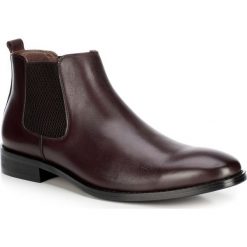 Buty męskie. Czarne sztyblety męskie Wittchen, ze skóry, bez zapięcia. W wyprzedaży za 375,90 zł.