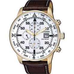 Zegarek Citizen Zegarek męski Eco-Drive Chronograph brązowy (CA0693-12A). Pomarańczowe zegarki męskie CITIZEN. Za 739,00 zł.
