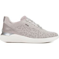 Półbuty GEOX D THERAGON. Szare creepersy damskie Geox, ze skóry. Za 299,90 zł.