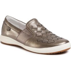 Półbuty JOSEF SEIBEL - Caren 26 67726 38 730 Platin. Żółte półbuty damskie Josef Seibel, na co dzień, bez wzorów, ze skóry, bez obcasa, na płaskiej podeszwie, bez zapięcia. W wyprzedaży za 239,00 zł.