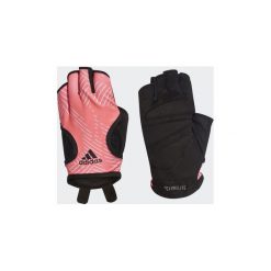 Rękawiczki adidas Rękawiczki Graphic Climalite. Czarne rękawiczki damskie marki Adidas, do piłki nożnej. Za 99,95 zł.