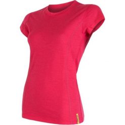 Sensor koszulka termoaktywna Merino Wool Active W magenta XL. Różowe koszulki damskie termoaktywne Sensor, xl, bez wzorów, z wełny, bez kołnierzyka, z krótkim rękawem, krótkie, bez kaptura, outdoorowe. W wyprzedaży za 189,00 zł.