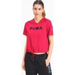 Puma Chase Koszulka Czerwony. Czerwone koszulki damskie Puma, xs, z nadrukiem, z bawełny. Za 137,95 zł.