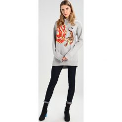 Bluzy rozpinane damskie: SET Bluza z kapturem light grey
