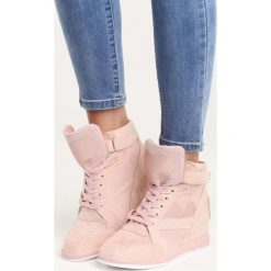 Sneakersy damskie: Różowe Sneakersy Be the One