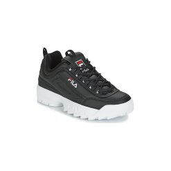 Buty Fila DISRUPTOR LOW. Czarne trampki męskie Fila, bez wzorów, bez zapięcia. Za 489,00 zł.