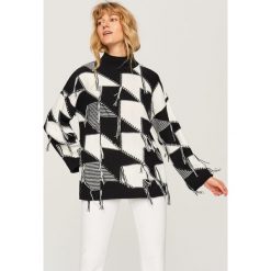 Sweter w szeroką pepitkę - Wielobarwn. Szare bez kategorii Reserved, s. Za 139,99 zł.