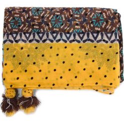 Chusta DESIGUAL - Foul Afro 18WAWW04 6000. Brązowe chusty damskie Desigual, z materiału. Za 149,90 zł.