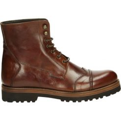 Botki męskie - 450 PON MARRO. Brązowe botki męskie Venezia, ze skóry. Za 299,00 zł.