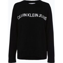 Calvin Klein Jeans - Sweter damski z dodatkiem alpaki, czarny. Czarne swetry klasyczne damskie Calvin Klein Jeans, m, z jeansu. Za 379,95 zł.