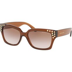 Michael Kors - Okulary Banff. Czerwone okulary przeciwsłoneczne damskie marki Michael Kors, prostokątne. W wyprzedaży za 459,90 zł.