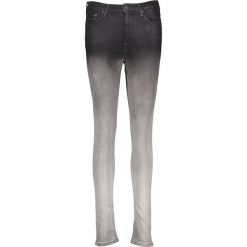 Dżinsy "Tower" - Slim fit - w kolorze szarym. Szare jeansy damskie slim Denim Special, w paski, klasyczne, z podwyższonym stanem. W wyprzedaży za 214,95 zł.