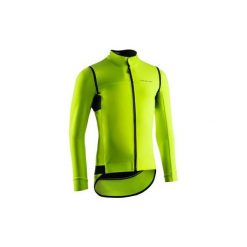 Kurtka na rower Racer Wielofunkcyjna. Żółte kurtki męskie VAN RYSEL, l, bez wzorów, z elastanu, bez kaptura. Za 239,99 zł.
