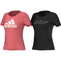 Adidas Koszulka Blurry Pack różowa r. XS (AI6167). Czerwone topy sportowe damskie marki Adidas, xs. Za 88,84 zł.