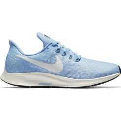 Buty Nike Air Zoom Pegasus 35 W Stalowo-Niebieskie. Szare buty sportowe damskie Nike, bez wzorów, z meshu, do biegania. Za 449,99 zł.