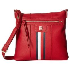 Tommy Hilfiger Torebka damska crossbody Damska Palm er North / South Crossbody Red. Czerwone torebki klasyczne damskie TOMMY HILFIGER, bez wzorów, klasyczne, bez dodatków. Za 488,00 zł.