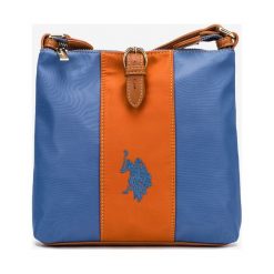 U.S. Polo Assn Patterson Cross body bag Niebieski. Niebieskie torebki klasyczne damskie U.S. Polo Assn., w paski, z materiału, bez dodatków. Za 274,95 zł.
