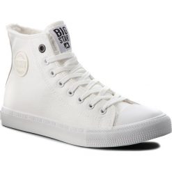 Trampki BIG STAR - BB174316 White. Białe trampki męskie BIG STAR, z gumy. Za 119,00 zł.