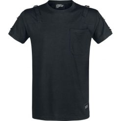 Vixxsin Ville Top T-Shirt czarny. Czarne koszulki męskie Vixxsin, l, w paski, z okrągłym kołnierzem. Za 144,90 zł.
