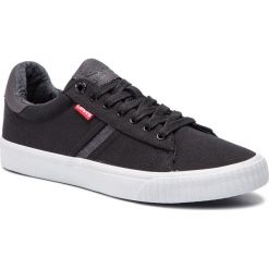 Tenisówki LEVI'S - 227833-1919-59 Regular Black. Czarne półbuty męskie marki Levi's®, na co dzień, bez wzorów, z gumy, bez zapięcia. Za 239,00 zł.