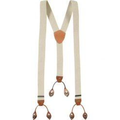 Paski męskie: Lloyd Men’s Belts Pasek ecru
