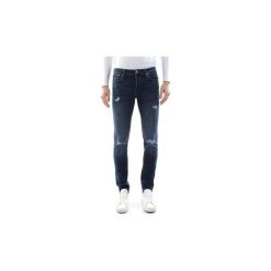 Jeansy slim fit Jack Jones 12148932 GLENN. Niebieskie jeansy męskie Jack & Jones, m, bez wzorów. Za 184,08 zł.