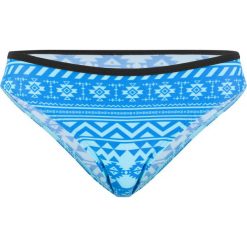Figi bikini bonprix niebieski wzorzysty. Stroje kąpielowe damskie bonprix. Za 44,99 zł.