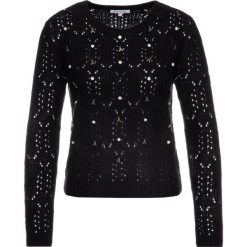 Sweter Patrizia Pepe 8M0897/A5G1-K103. Czarne swetry damskie Patrizia Pepe, m, bez wzorów, z bawełny, klasyczne, bez rękawów, bez kaptura. W wyprzedaży za 459,00 zł.