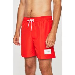 Calvin Klein Underwear - Kąpielówki. Czerwone kąpielówki męskie Calvin Klein Underwear, m, bez wzorów, z poliesteru. W wyprzedaży za 179,90 zł.