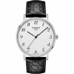 ZEGAREK TISSOT T-Classic T109.410.16.032.00. Niebieskie zegarki męskie TISSOT, srebrne. Za 990,00 zł.