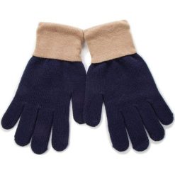 Rękawiczki damskie Trussardi Jeans Glovs Logo Mixed Cachemire 57Z1009. Niebieskie rękawiczki damskie Trussardi Jeans, bez wzorów, z jeansu. W wyprzedaży za 109,00 zł.