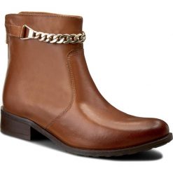 Botki damskie lity: Botki EKSBUT - 64-3194-A88-1G Rudy