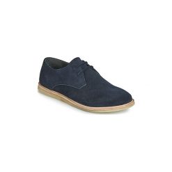 Derby Frank Wright JORDAN. Niebieskie półbuty męskie Frank Wright, bez wzorów, bez zapięcia. Za 479,00 zł.
