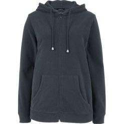 Bluza rozpinana z polaru bonprix czarny. Czarne bluzy polarowe bonprix. Za 74,99 zł.