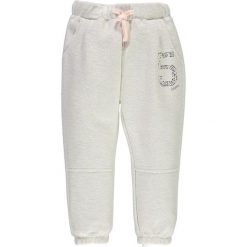 Brums - Spodnie dziecięce 104-128 cm. Szare spodnie dziewczęce Brums, bez wzorów, z bawełny, sportowe. W wyprzedaży za 89,90 zł.